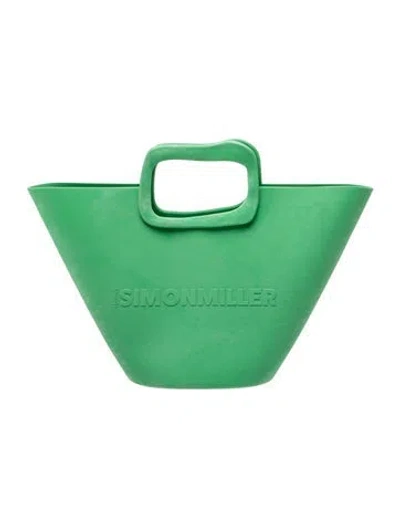 Pre-owned Simon Miller Rubber Top Handle Bag In Green