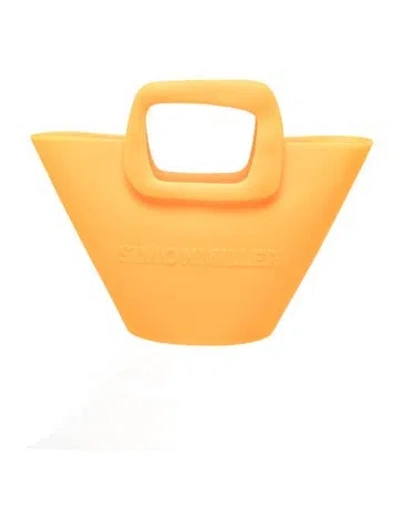 Pre-owned Simon Miller Rubber Top Handle Bag W/ Tags In Yellow