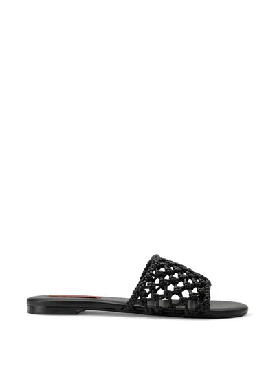 Simon Miller Salerno Knotted Sandals In Black