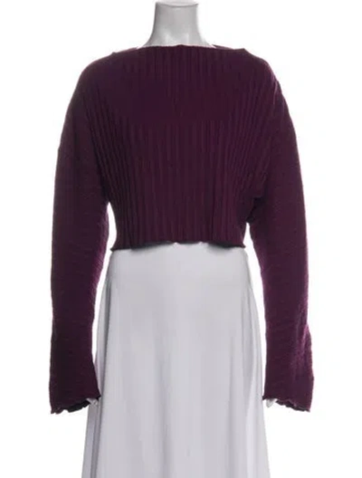 Pre-owned Simon Miller Scoop Neck Sweater In Purple