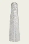 Simon Miller Sculpty Sleeveless Sequin Dress In Iridescent