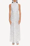 Simon Miller Sculpty Sleeveless Sequin Dress In Iridescent In Green