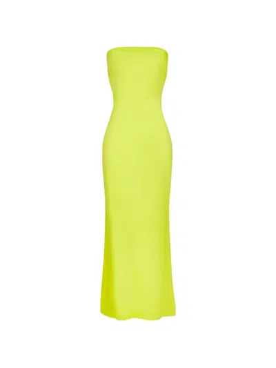 Simon Miller Sculpty Strapless Maxi Dress In Green
