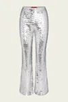 Simon Miller Sequin Robo Pant In Satellite Silver