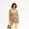 Simon Miller Sequin Robo Pant In Star Gold