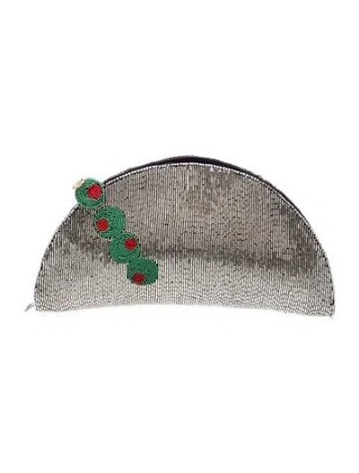Pre-owned Simon Miller Sequins Clutch In Gray