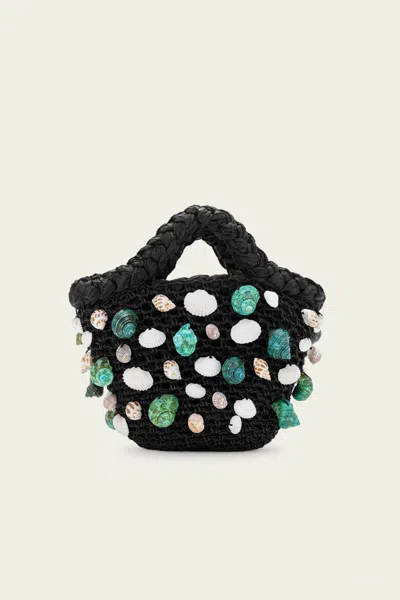 Simon Miller Shelly Bag In Black Teal Multi