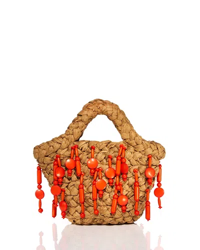 Simon Miller Shelly Mini Beaded Tote In Multi