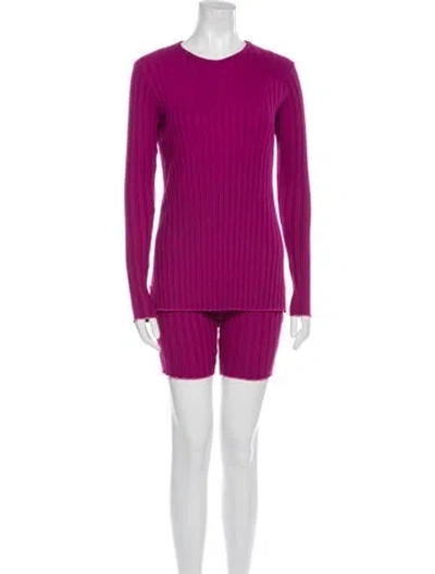 Pre-owned Simon Miller Short Set In Purple