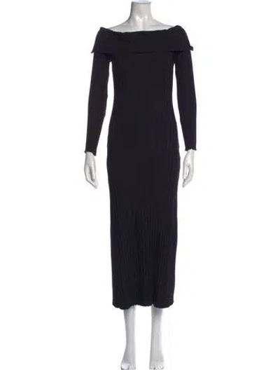 Pre-owned Simon Miller Silk Midi Length Dress In Black