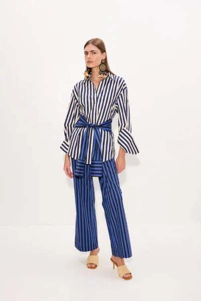 Simon Miller Simonmiller Inna Poplin Top In Blue