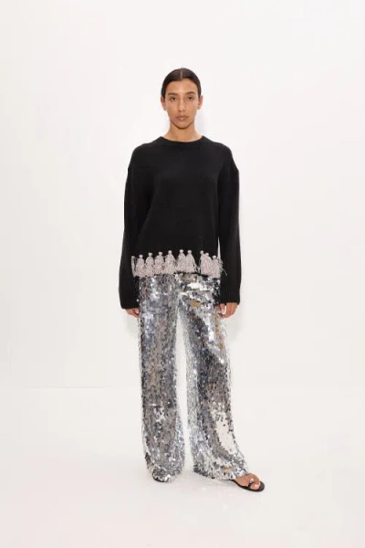 Simon Miller Simonmiller Roni Metallic Tassel Sweater In Multi