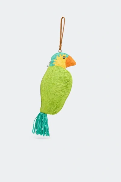 Simon Miller Simonmiller Tropical Bird Wristlet In Blue