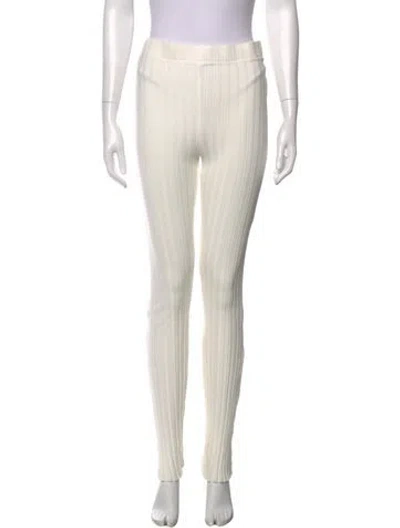 Pre-owned Simon Miller Skinny Leg Pants In White