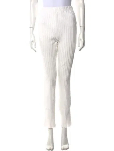 Pre-owned Simon Miller Skinny Leg Pants In White