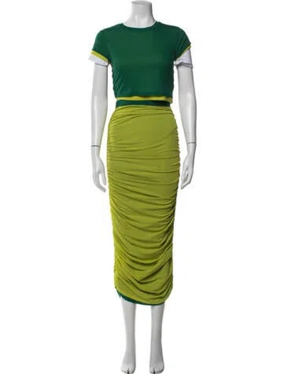 Pre-owned Simon Miller Skirt Set In Green