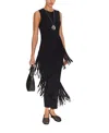 Simon Miller Spiral Knit Midi Dress In Black