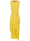 Simon Miller Spiral Midi Dress In Yellow