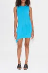 Simon Miller Spiral Mini Knit Dress In Panama Blue In Blue