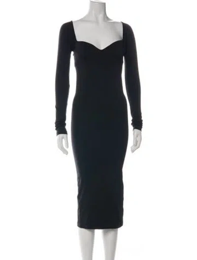 Pre-owned Simon Miller Square Neckline Midi Length Dress In Multi