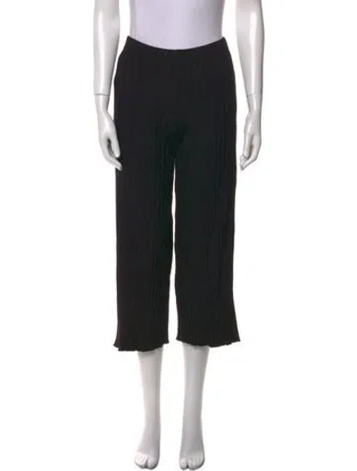 Pre-owned Simon Miller Straight Leg Pants In Black