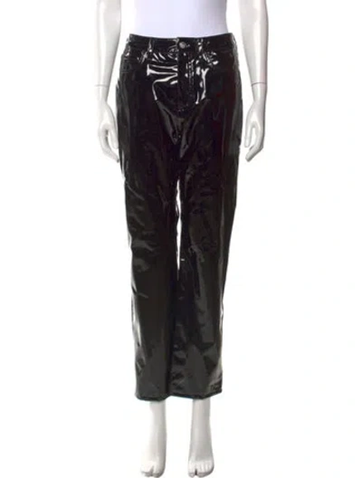 Pre-owned Simon Miller Straight Leg Pants In Black