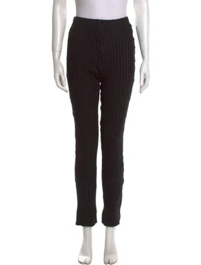 Pre-owned Simon Miller Straight Leg Pants In Black