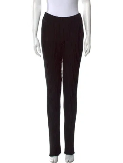 Pre-owned Simon Miller Straight Leg Pants In Black