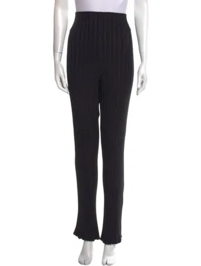 Pre-owned Simon Miller Straight Leg Pants In Black