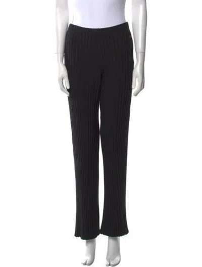 Pre-owned Simon Miller Straight Leg Pants In Black