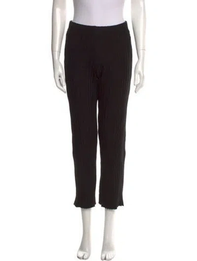 Pre-owned Simon Miller Straight Leg Pants In Black