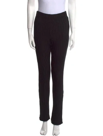 Pre-owned Simon Miller Straight Leg Pants In Black