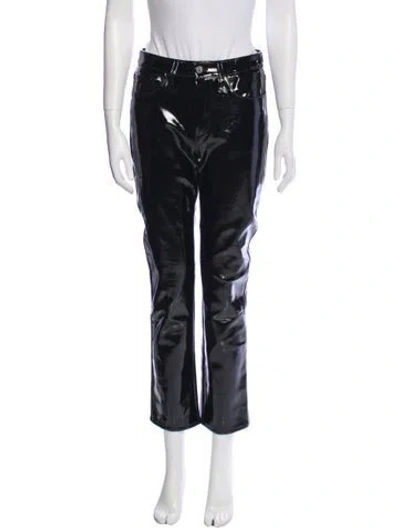 Pre-owned Simon Miller Straight Leg Pants In Black