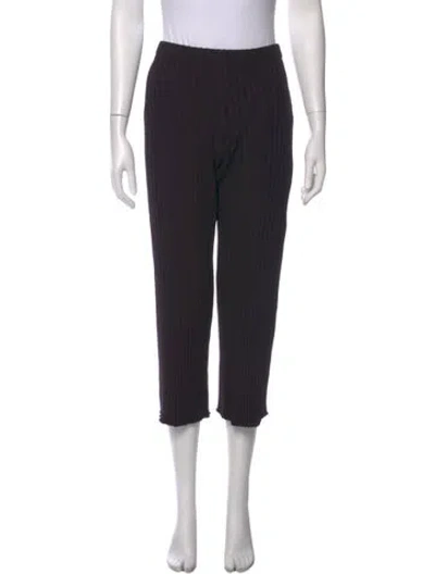 Pre-owned Simon Miller Straight Leg Pants In Black