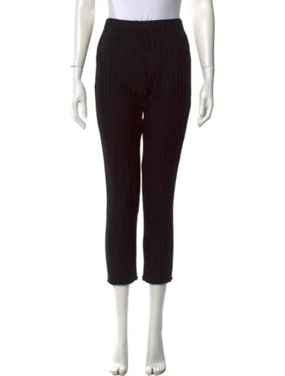 Pre-owned Simon Miller Straight Leg Pants In Black