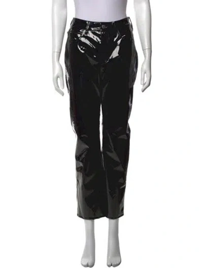 Pre-owned Simon Miller Straight Leg Pants In Black