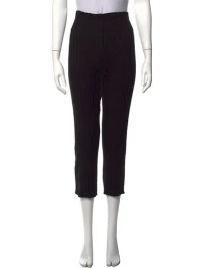 Pre-owned Simon Miller Straight Leg Pants In Black