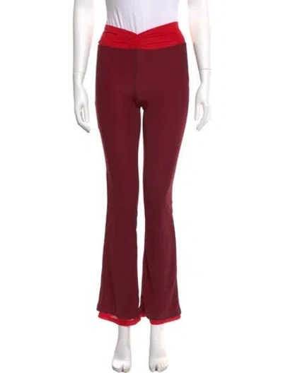 Pre-owned Simon Miller Straight Leg Pants In Burgundy