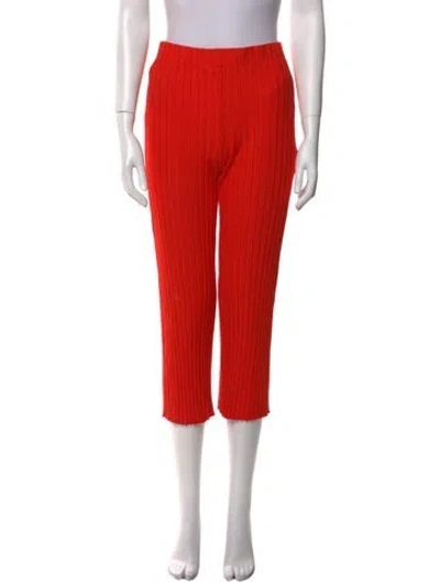 Pre-owned Simon Miller Straight Leg Pants In Orange