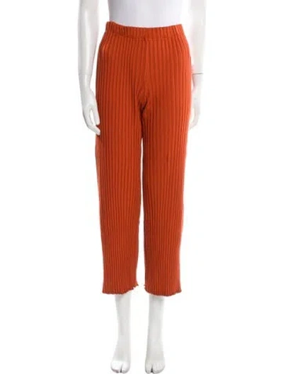 Pre-owned Simon Miller Straight Leg Pants In Orange
