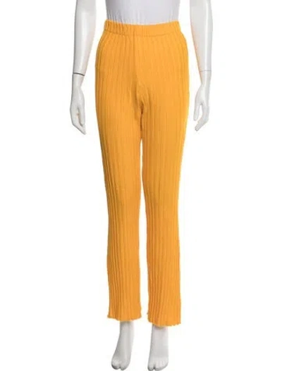 Pre-owned Simon Miller Straight Leg Pants In Orange