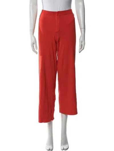 Pre-owned Simon Miller Straight Leg Pants In Orange