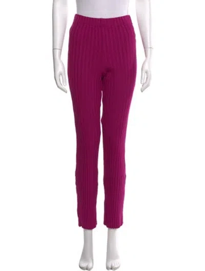 Pre-owned Simon Miller Straight Leg Pants In Purple