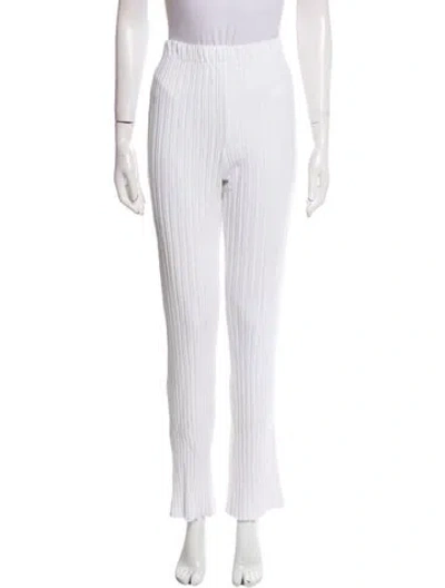 Pre-owned Simon Miller Straight Leg Pants In White