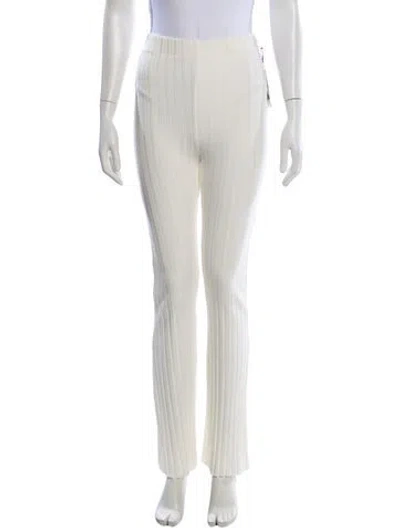Pre-owned Simon Miller Straight Leg Pants In White