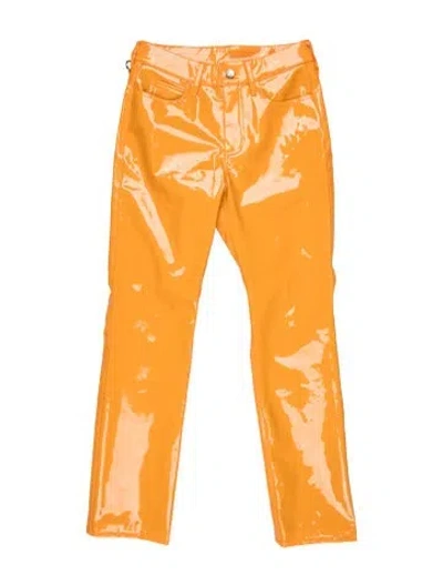 Pre-owned Simon Miller Straight Leg Pants In Yellow