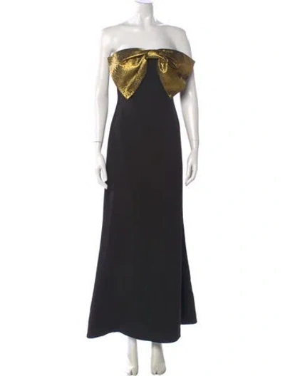 Pre-owned Simon Miller Strapless Long Dress In Black