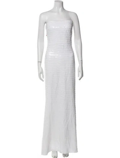 Pre-owned Simon Miller Strapless Long Dress W/ Tags In White