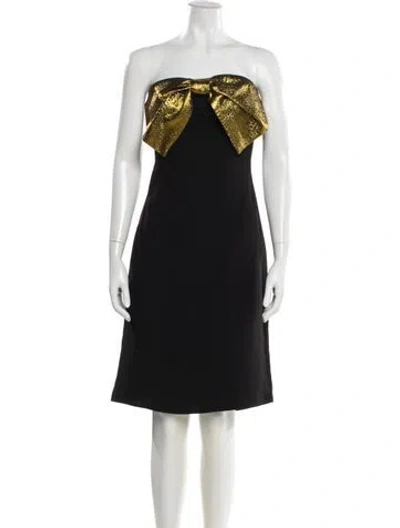 Pre-owned Simon Miller Strapless Mini Dress In Black