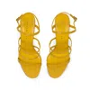 Simon Miller Strappy Tee Yellow Pumps & Heels In Yellow